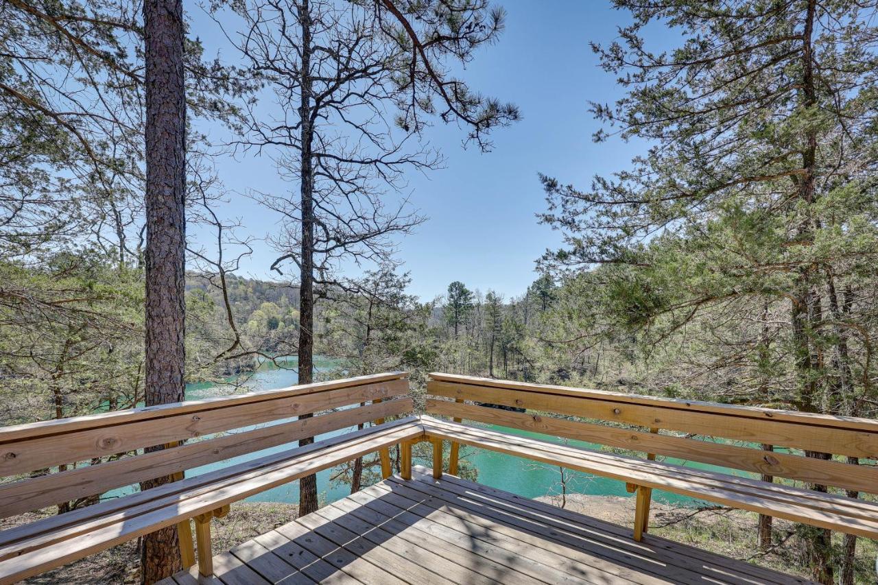 Cliffside Eureka Springs Cabin With Beaver Lake View Dış mekan fotoğraf